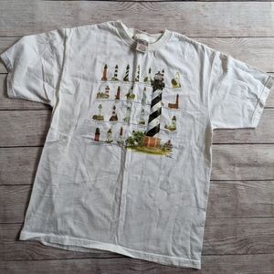Vintage lighthouse T-shirt size large